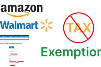 do amazon and walmart tax exemptions in all states