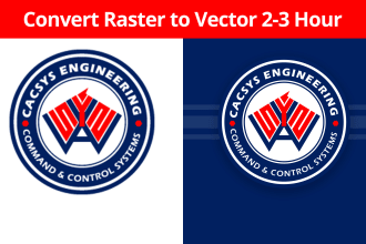 vector tracing, redraw logo to ai, eps, svg, png, pdf