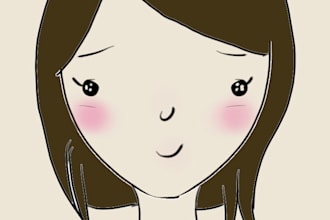 create a cute custom doodle for you