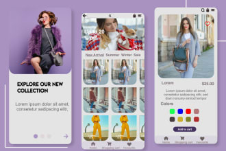 mobile app design, mobile UI UX, modern app design