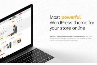 develop ecommerce website with martfury wordpress theme