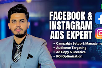 be your facebook, instagram ads expert for sales and leads