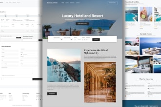 build hotel and travel agency booking website
