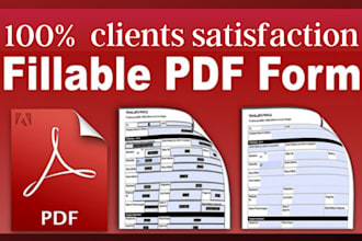make your pdf fillable or do fillable pdf form creation