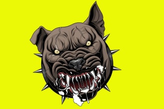 design high quality dog  logo with express delivery
