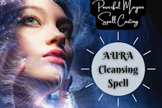 cast strong distant aura cleansing spell