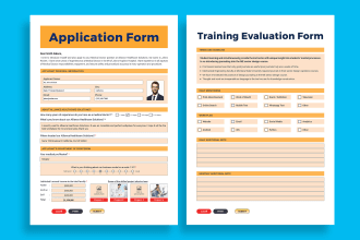 create fillable PDF form and design form