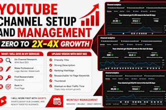 manage youtube channel optimization and upload shorts with SEO