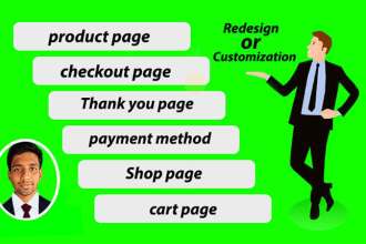 customize woocommerce checkout, cart, product, and thank you page
