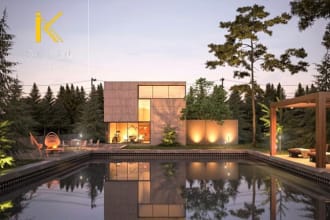 do professional interior exterior architecture rendering and 3d model