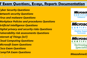 create mcqs and will do technical writing for IT, microsoft, ccna cyber security