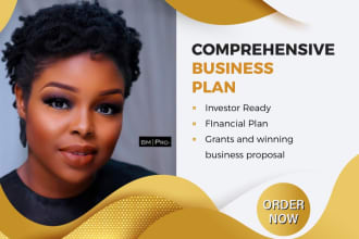 write a topnotch and fundraising business plan, proposal for startups, investor