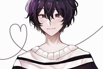 draw your character in my fully rendered artstyle