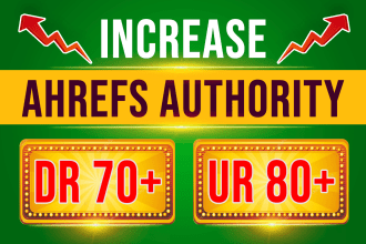 increase domain rating dr ahrefs and ahrefs ur rating