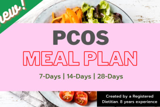 give you a meal plan for pcos