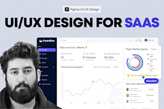 design dev ready saas dashboards and web app UI UX in figma