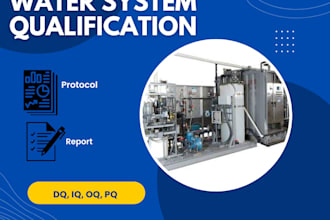 create water system qualification documents