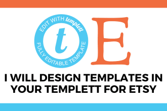 design digital products for etsy in templett