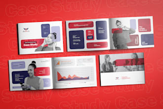 design custom company profile, employee handbook, brochure for print and web