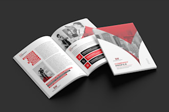 make company profile, business brochure, proposal for print and digital use