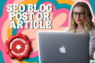 craft your optimized blog post or complete SEO article writing