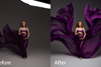 high end professionally retouch maternity and pregnancy portraits