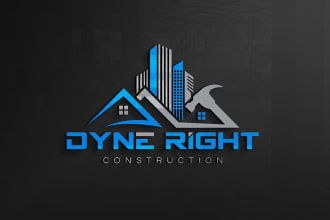do fantastic realtor or real estate logo design