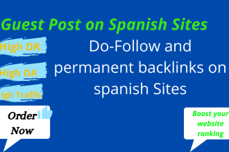 do guest post and link insertions on spanish sites