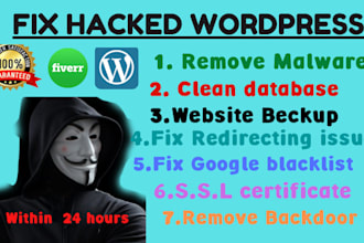 remove malware recover hacked wordpress website   security