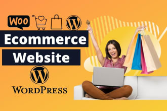 build ecommerce online store website with woocommerce