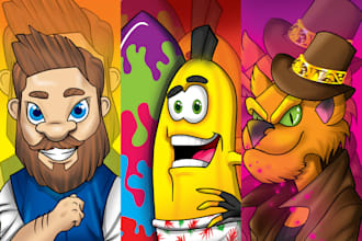 draw mascot cartoon character design