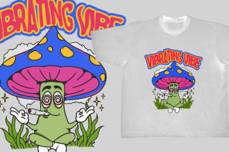 make cartoon design for clothing and apparel brand