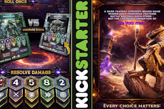design an epic kickstarter page for your tabletop game