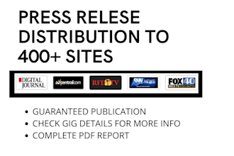 do press release distribution on digitaljournal and 400 sites