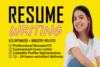 provide u top resume writing service