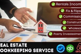 do real estate airbnb rental fix and flip accounting bookkeeping