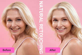 do natural portrait and headshot retouching