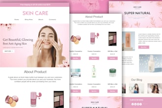 design klaviyo email template or newsletter for marketing