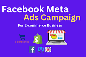 be facebook meta ads campaign manager and advertising for ecommerce brand