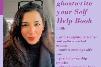 ghostwrite a top selling self help ebook