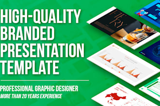 design a professional powerpoint presentation  template or google slides