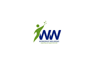 design workspace mental health and wellbeing logo in 1 day