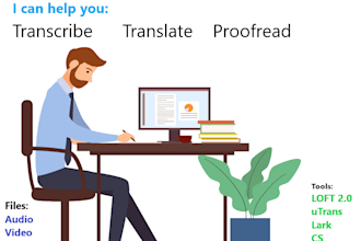 help you translate, transcribe, write and proofread yoruba