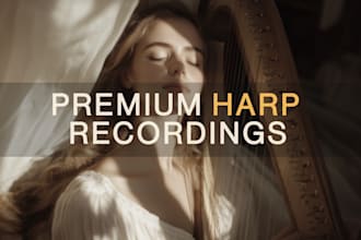 compose soothing harp music for relaxation and meditation