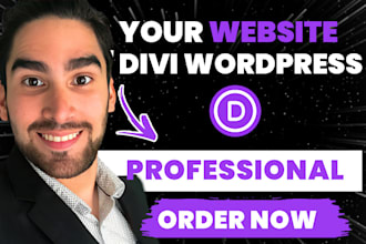 design your responsive wordpress website with divi theme