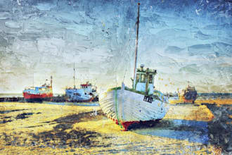 paint a real oil painting on canvas