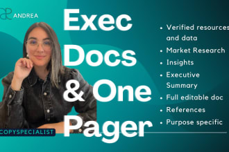 provide executive summaries and business documents