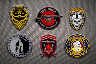design military, skull, army, tactical logo badge patch for you