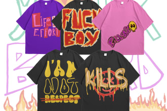 design artsy aesthetic streetwear for your clothing