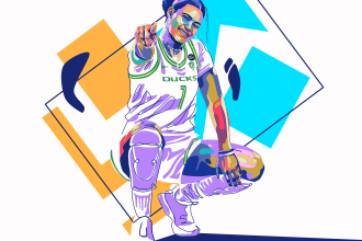 draw stunning colorful vector art portrait